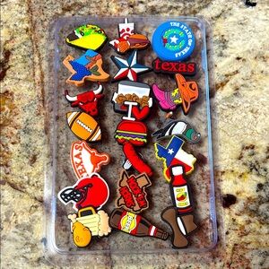 NEW 21 Texas Themed Shoe Charms
